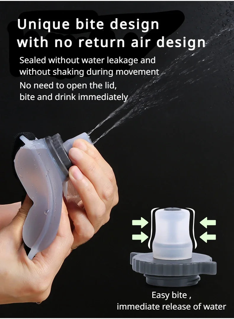 Sports wrist water bottle